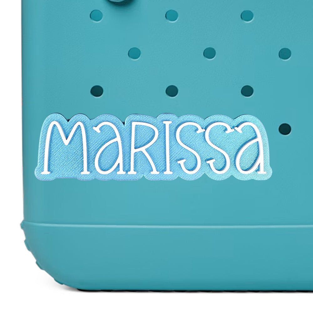 Enchanted Style Custom Name Bag Charm for Bogg Bag and Simple Modern
