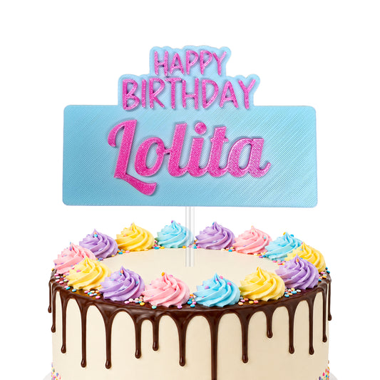 Personalized Cake Topper with name