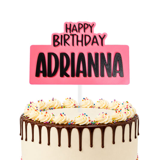 Personalized Cake Topper with name