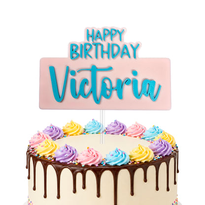Personalized Cake Topper with name