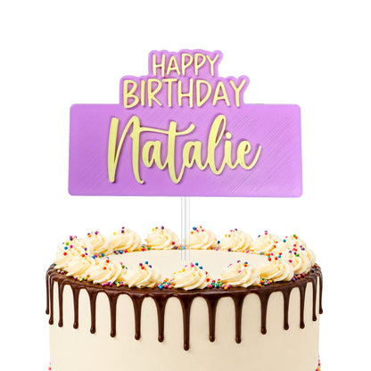 Personalized Cake Topper with name
