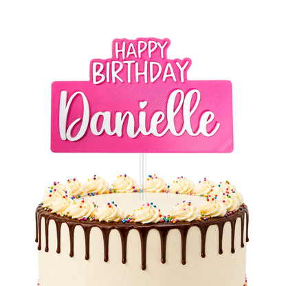 Personalized Cake Topper with name