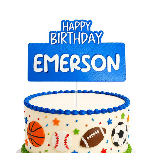 Personalized Cake Topper with name