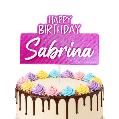 Personalized Cake Topper with name