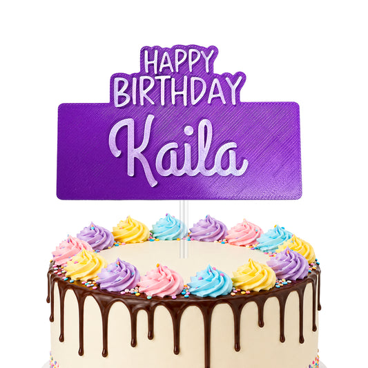 Personalized Cake Topper with name