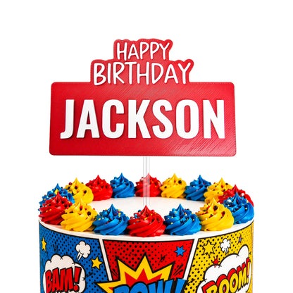 Personalized Cake Topper with name