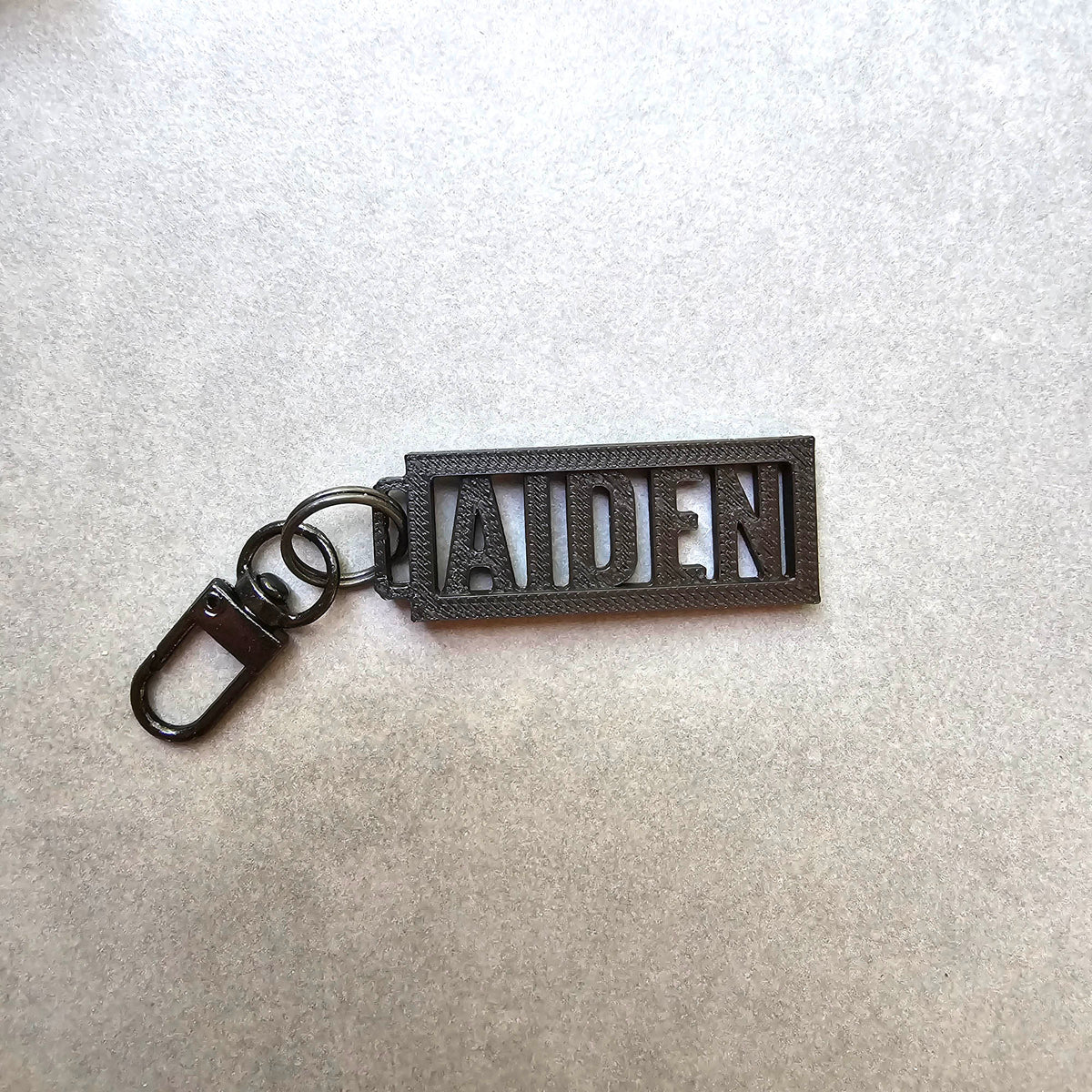 Mini Customizable Name Keychain for Kids Backpacks, Keys and more