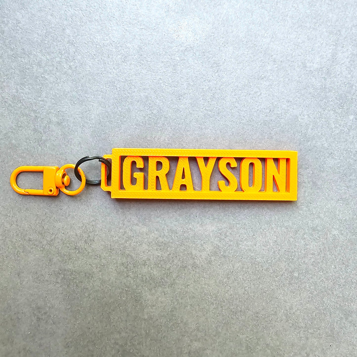 Mini Customizable Name Keychain for Kids Backpacks, Keys and more