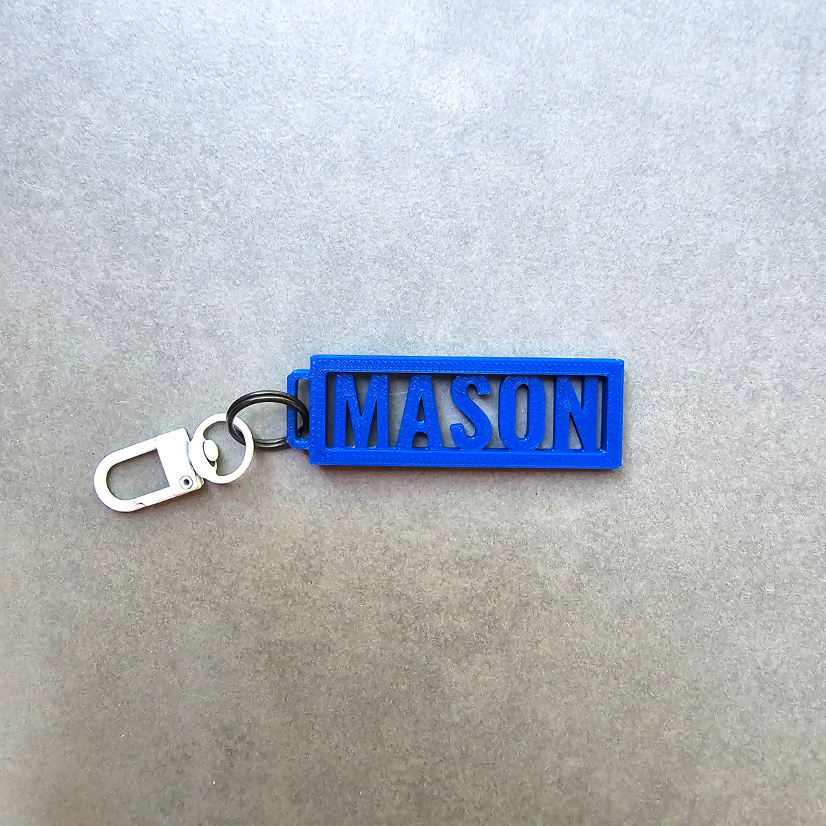Mini Customizable Name Keychain for Kids Backpacks, Keys and more