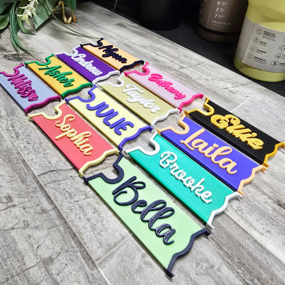 Iristy custom Stanley name plate, snug & tight fitting