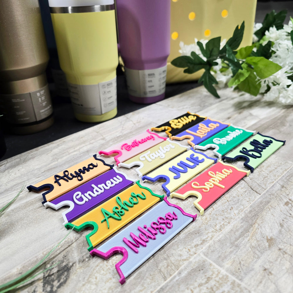 Iristy custom Stanley name plate, snug & tight fitting
