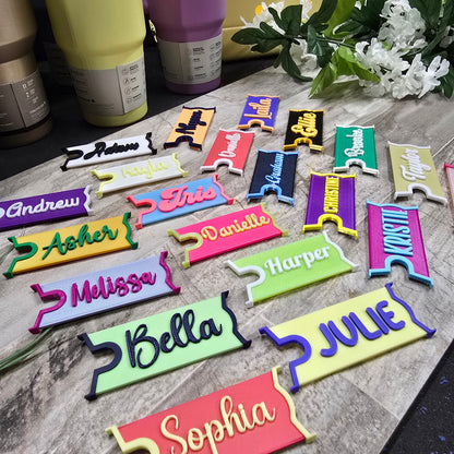 Iristy custom Stanley name plate, snug & tight fitting