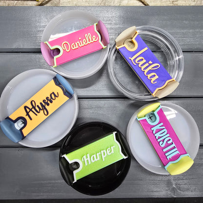 Iristy custom Stanley name plate, snug & tight fitting