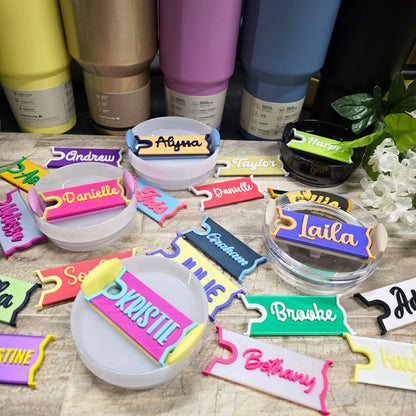 Iristy custom Stanley name plate, snug & tight fitting