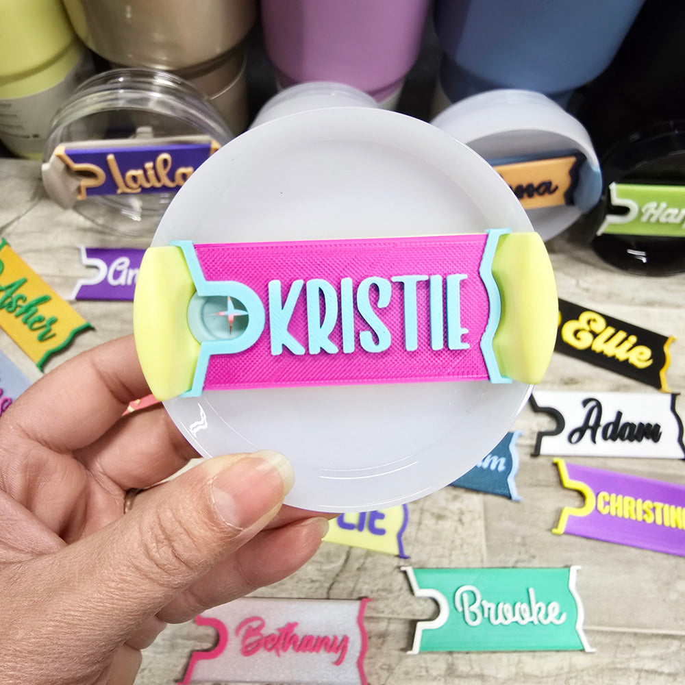 Iristy custom Stanley name plate, snug & tight fitting