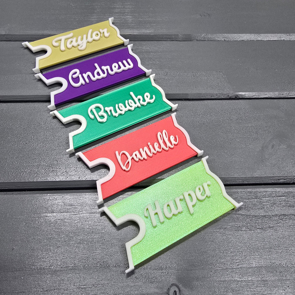Iristy custom Stanley name plate, snug & tight fitting