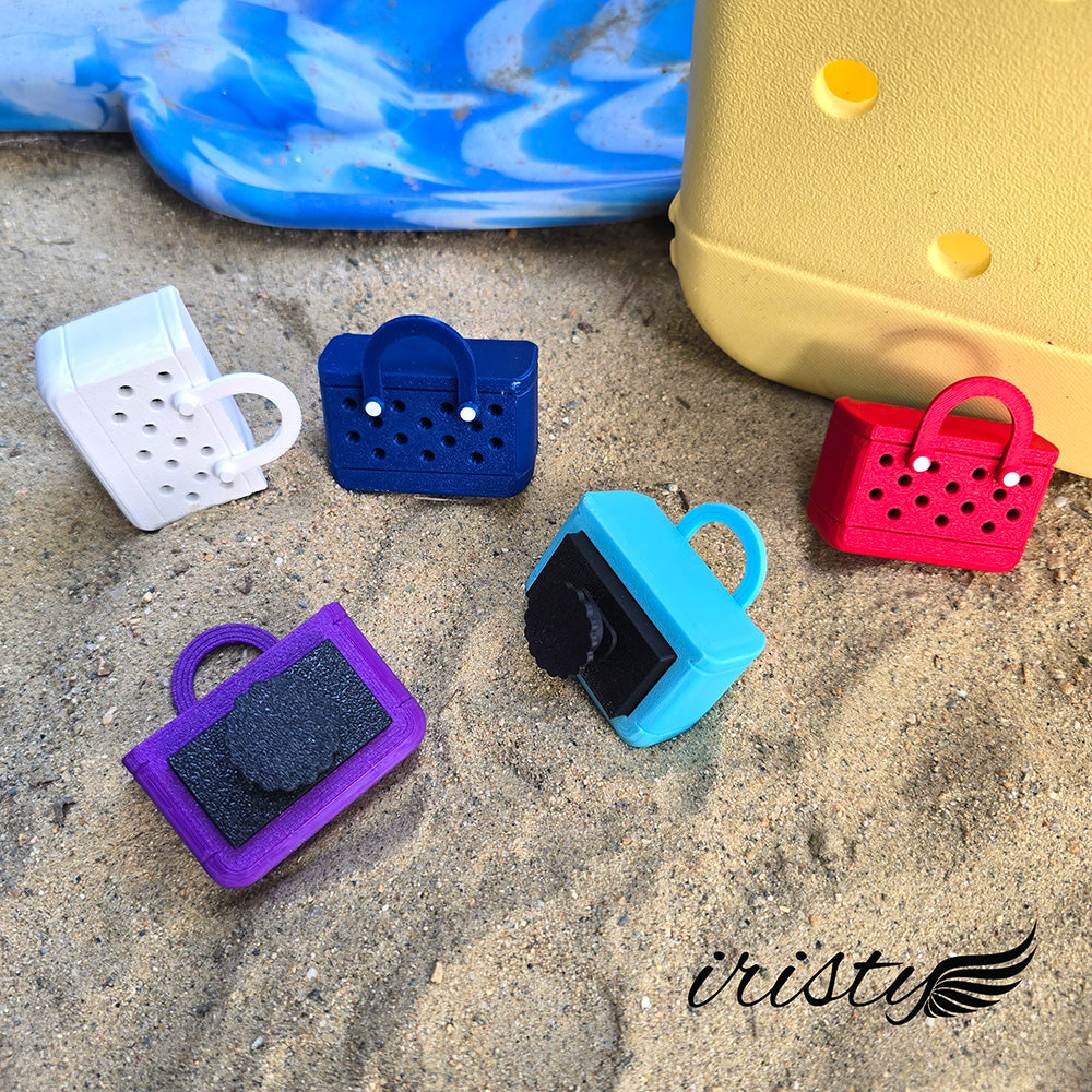Mini Beach Bag Clicker Fidget Charm