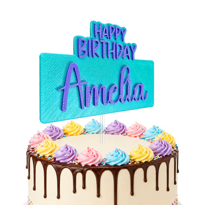 Personalized Cake Topper with name