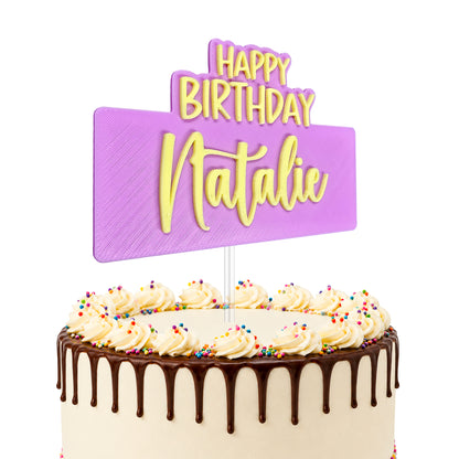 Personalized Cake Topper with name