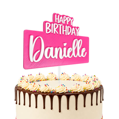 Personalized Cake Topper with name