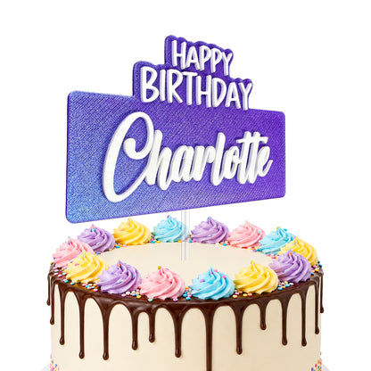 Personalized Cake Topper with name