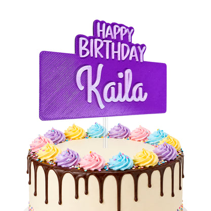 Personalized Cake Topper with name