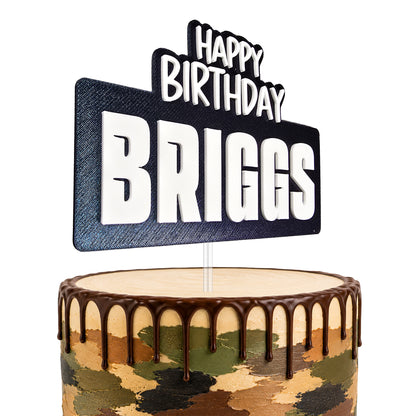 Personalized Cake Topper with name