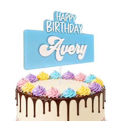 Personalized Cake Topper with name