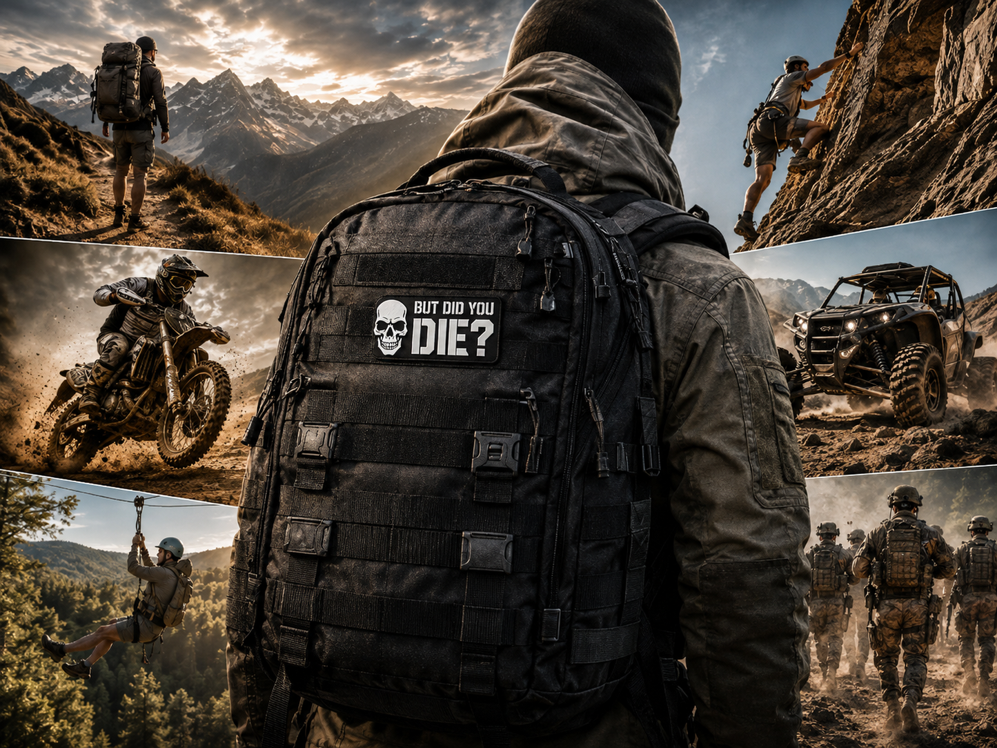 But Did You Die? Tactical Backpack patch