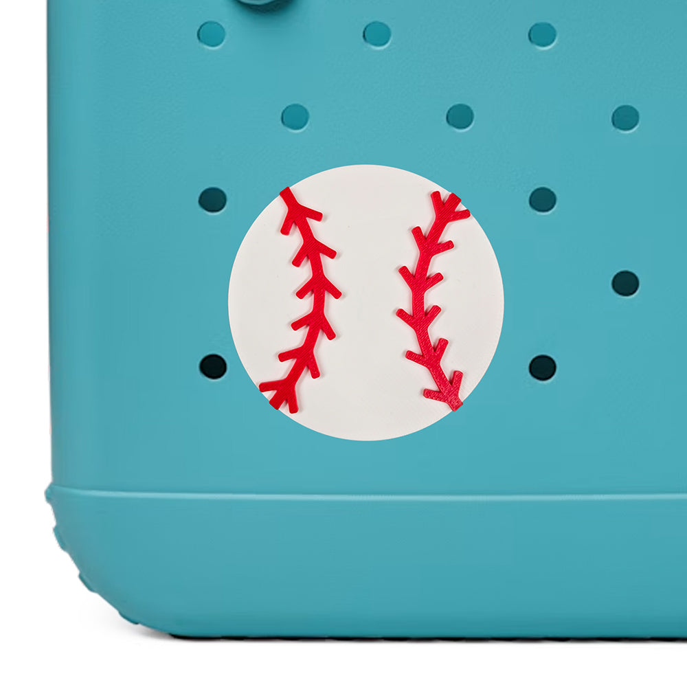 Baseball Bag Charm for Bogg Bag and Simple Modern