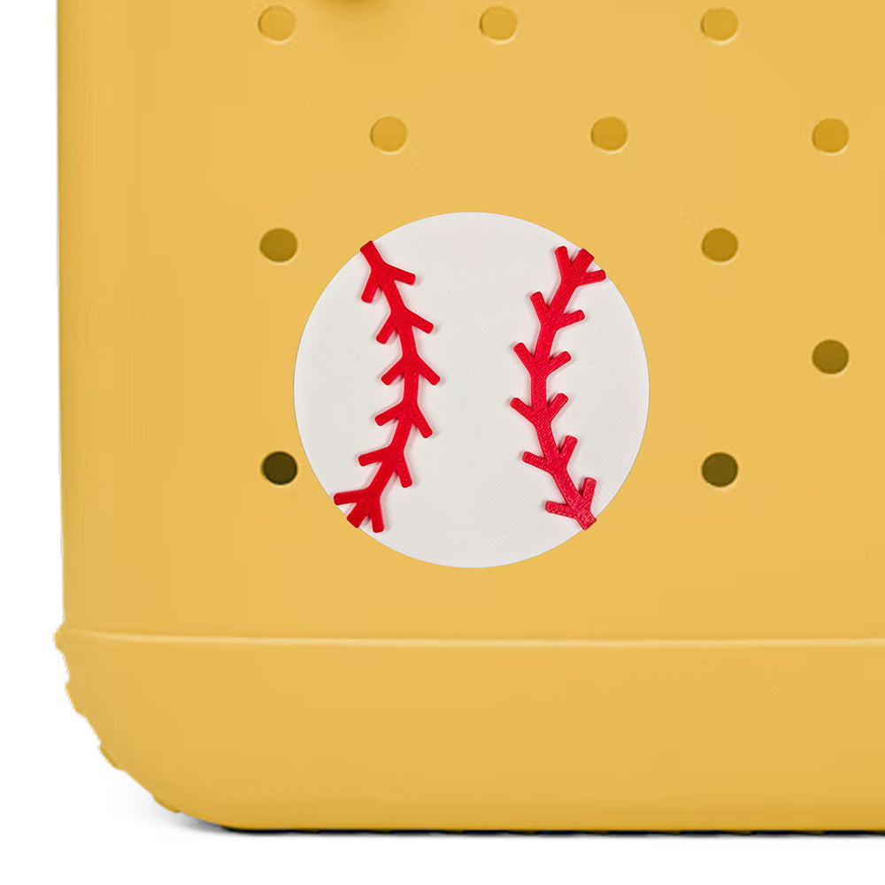 Baseball Bag Charm for Bogg Bag and Simple Modern