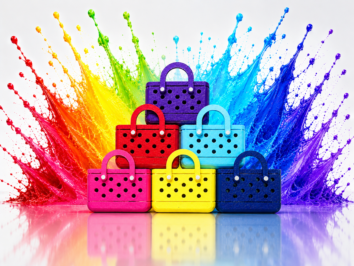 Mini Beach Bag Clicker Fidget Charm