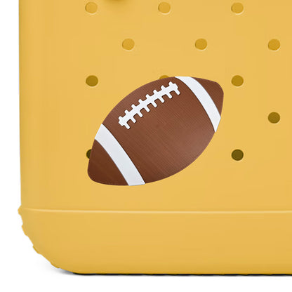 Football Bag Charm for Bogg Bag and Simple Modern
