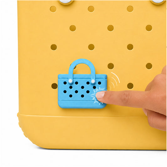 Mini Beach Bag Clicker Fidget Charm