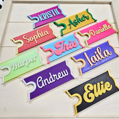 Iristy custom Stanley name plate, snug & tight fitting