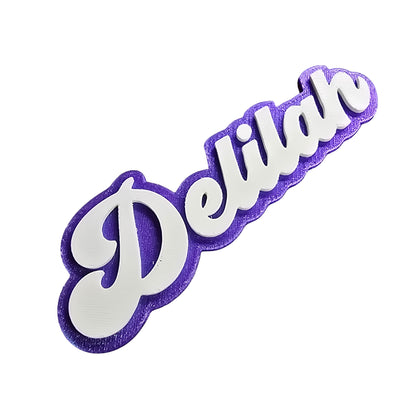 Personalized Name Magnet for Fridges, Lockers, Whiteboards and More Style 20