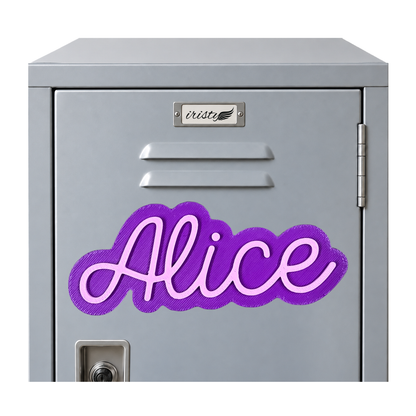 Personalized Name Magnet for Fridges, Lockers, Whiteboards and More Style 25