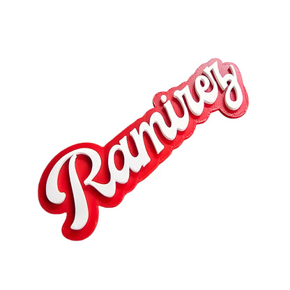 Personalized Name Magnet for Fridges, Lockers, Whiteboards and More Style 30