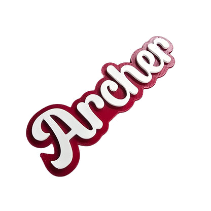 Personalized Name Magnet for Fridges, Lockers, Whiteboards and More Style 40