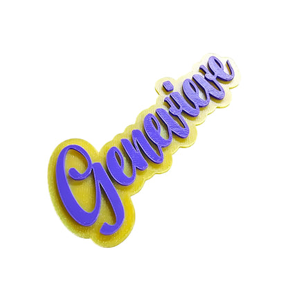 Personalized Name Magnet for Fridges, Lockers, Whiteboards and More Style 48