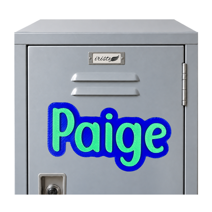 Personalized Name Magnet for Fridges, Lockers, Whiteboards and More Style 50