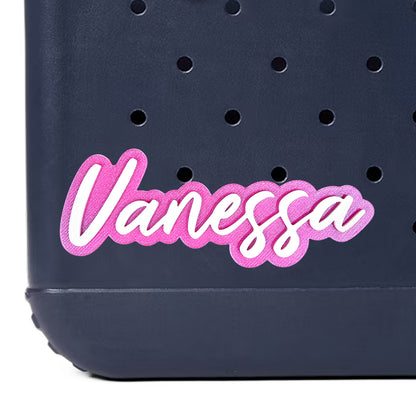 Luxe Style Custom Name Bag Charm for Bogg Bag and Simple Modern