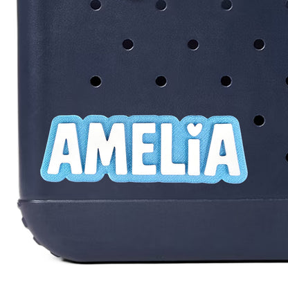 Thick Style Custom Name Bag Charm for Bogg Bag and Simple Modern