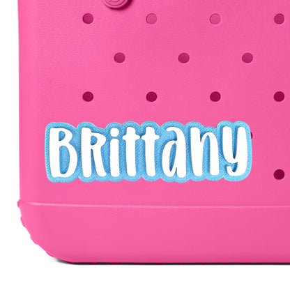 Fun Style Custom Name Bag Charm for Bogg Bag and Simple Modern