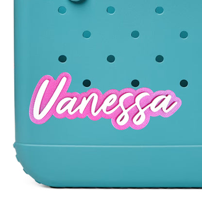 Luxe Style Custom Name Bag Charm for Bogg Bag and Simple Modern