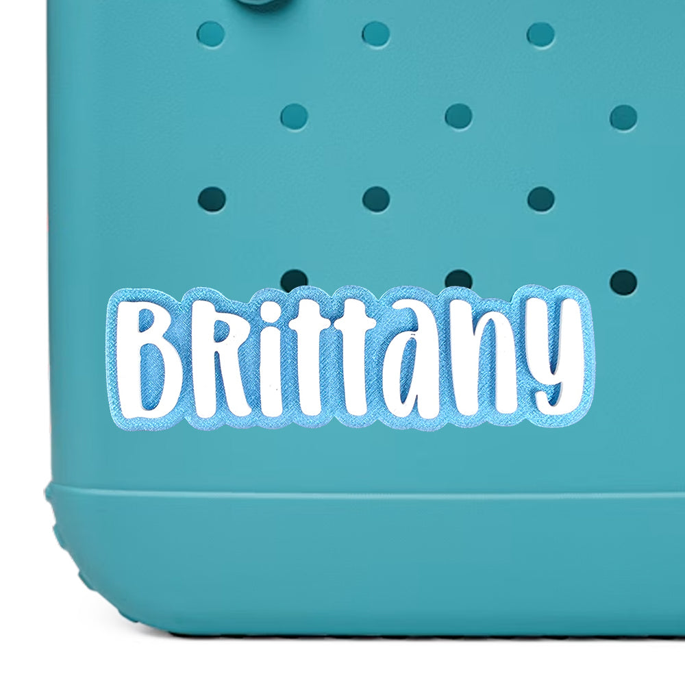 Fun Style Custom Name Bag Charm for Bogg Bag and Simple Modern
