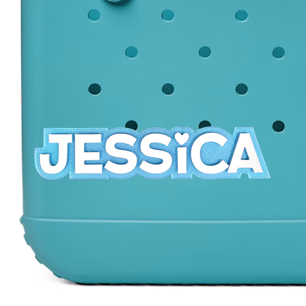 Bold and Sweet Custom Name Bag Charm for Bogg Bag and Simple Modern
