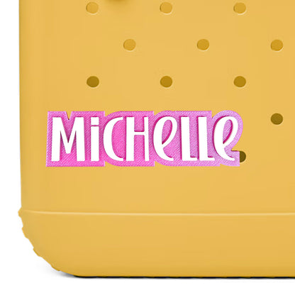 Playful Style Custom Name Bag Charm for Bogg Bag and Simple Modern