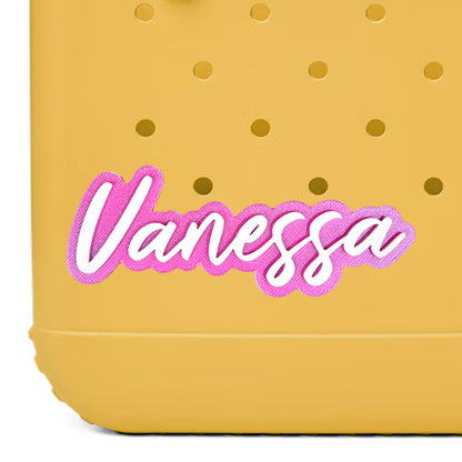 Luxe Style Custom Name Bag Charm for Bogg Bag and Simple Modern
