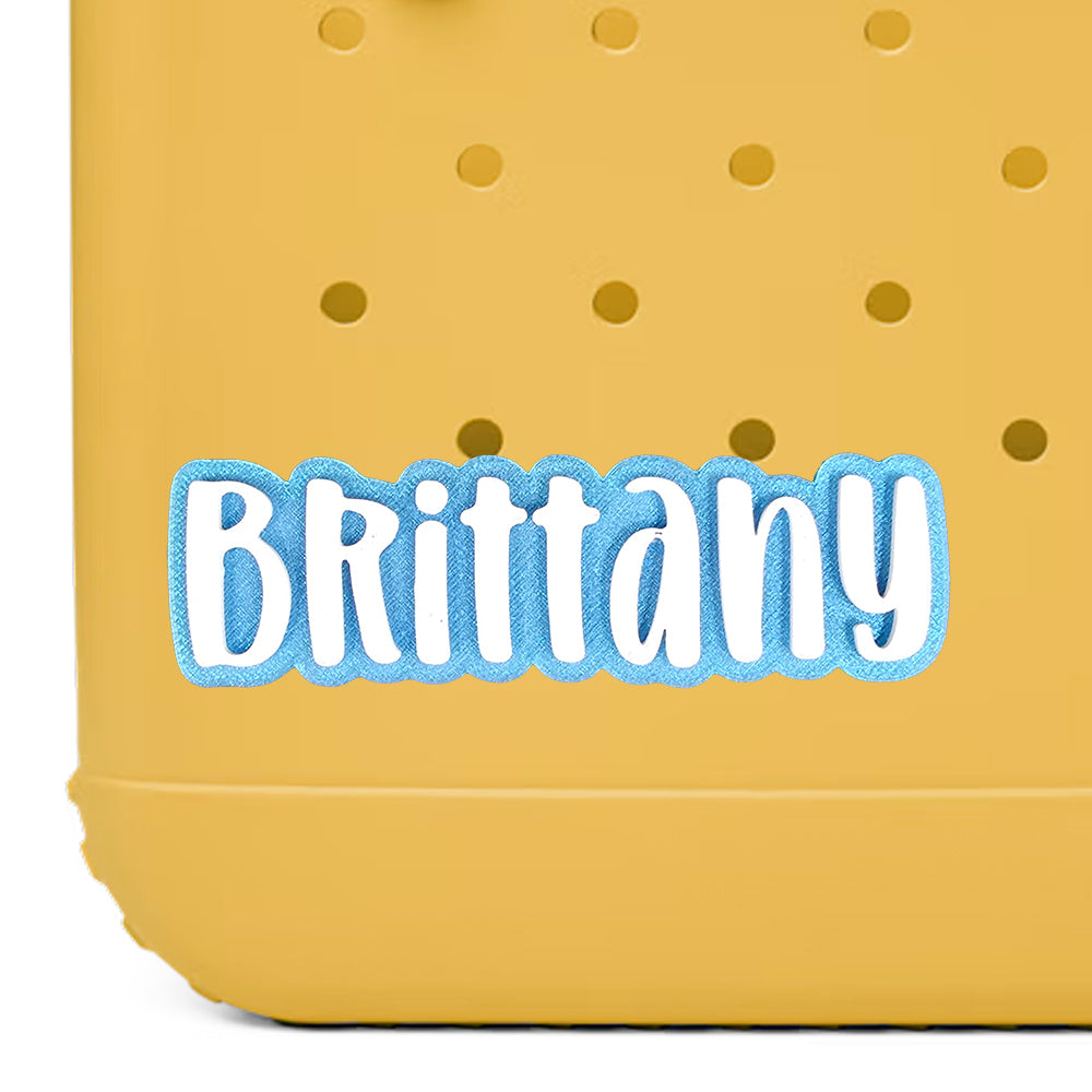 Fun Style Custom Name Bag Charm for Bogg Bag and Simple Modern